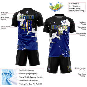 Uniformes de football fabricant en gros d'uniformes respirants avec étirement athlétique construits pour les séances d'entraînement écoles et clubs - Product Image 2