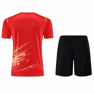 Ensembles d'uniformes de tennis unisexe personnalisés en gros meilleure qualité jupe supérieure respirante hommes femmes sport impression numérique 100% personnalisée - Product Image 3