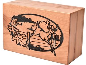 กล่องเผาศพไม้บีชสําหรับเถ้ามนุษย์ Dear Tree โกศส่วนบุคคลสําหรับสัตว์เลี้ยงงานฝังมือ - Product Image 5