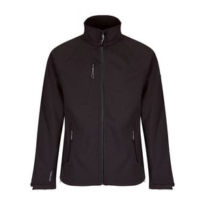 Veste d'hiver Softshell pour hommes noirs de haute qualité taille personnalisable chaude et durable avec col montant et options de couleur de logo - Product Image 5