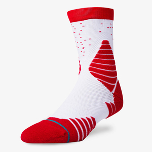 Calcetines de baloncesto antideslizantes multicolores impresos por sublimación para hombre, calcetines deportivos con patrón de rayas, calcetines de baloncesto profesionales - Product Image 1