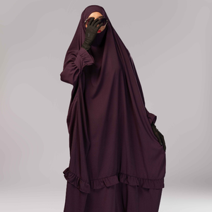 Jilbab de tela suave transpirable para mujer, perfecto para el verano, ropa islámica modesta - Product Image 1