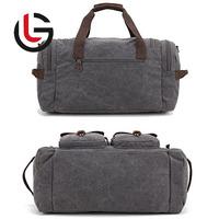 Bolsa de Viaje de Lona Encerada, Cómoda de Llevar, con Cierre, Ligera, Impermeable, Plegable, de Gran Capacidad, Unisex, Original