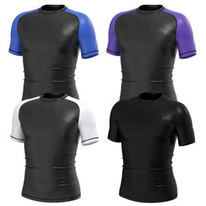 Rashguard de compression de haute qualité imprimé par sublimation à manches longues T-shirts sur mesure pour homme - Product Image 2
