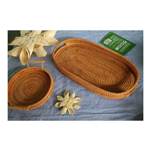 Panier en rotin en forme de bol en rotin Durable prix bon marché pour la décoration fabriqué au Vietnam en gros - Product Image 3