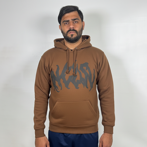 Sweat à capuche surdimensionné personnalisé avec strass, streetwear lourd, fermeture éclair pour hommes, fabricant OEM/ODM, sweat-shirts basiques - Product Image 1