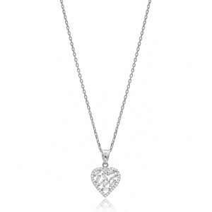 Coeur Design Baguette Zircon Pierre Charme Bijoux Turc À La Main En Gros 925 Bijoux En Argent Sterling - Product Image 3