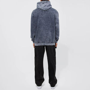 Sweat-shirt surdimensionné de qualité supérieure personnalisé, streetwear, sans cordon, délavé, vintage, délavé à l'acide, sweat-shirt pour hommes - Product Image 6