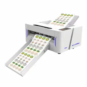 Máquina de troquelado Digital de etiquetas adhesivas de vinilo automática de nuevo diseño para corte publicitario con cámara CCD
