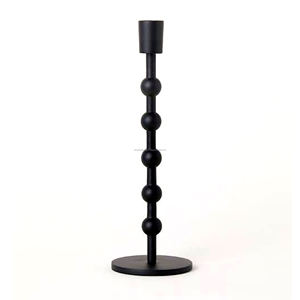 Handmade Black Metal Iron Decorative Candlestick <b>Holder</b> for Home Decor Wedding Parties Dining Metal <b>Lanterns</b> <b>Candle</b> Jars - Product Image 1