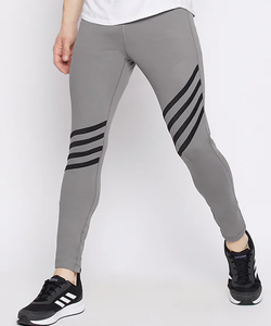 Leggings de compression pour homme C3795, été, respirant, évacuant la transpiration, coton/bambou, séchage rapide, longueur intégrale, taille élastique - Product Image 3