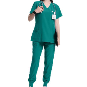 Uniforme de gommage en coton/polyester pour femmes ensemble détection d'aiguille personnalisé haute qualité mode gommages hôpital - Product Image 1