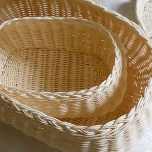 Panier décoratif en rotin fait à la main en gros Stockage léger et durable écologique pour les acheteurs au détail saisonniers - Product Image 5