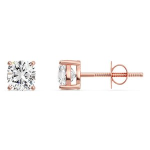 ต่างหูเพชรทรงคุชชั่นคัทเพาะเลี้ยงในห้องปฏิบัติการ - Product Image 6
