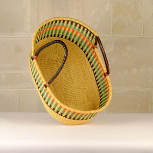 Nouveau design naturel jonc de mer bébé panier meilleure vente herbe de mer raphia moïse paniers pour les nourrissons - Product Image 3