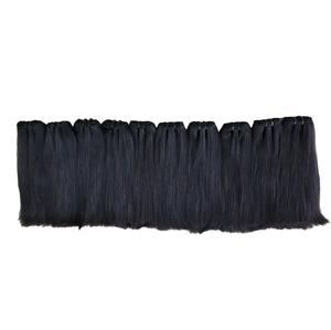 Extensions de cheveux humains bruts vierges vietnamiens Remy, super doublement étirés, trame droite, meilleure qualité, cheveux naturels noirs - Product Image 1