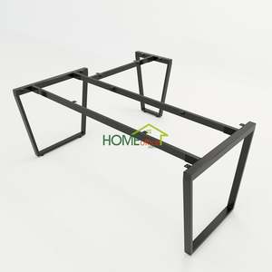 HBTC020 โต๊ะทำงานแบบ Trapeze Concept รูปตัว L ขนาด 180x160 มม. แบบยืน-นั่ง ต้องประกอบเอง ดีไซน์ทันสมัยสำหรับสำนักงาน/ห้องนอน/ห้องออกกำลังกาย - Product Image 4