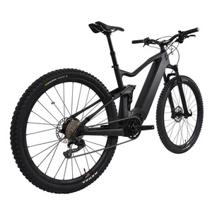 <b>TOP</b> PRICE 6" Carbon Steel Frame Ebike Full Suspension Mountain Bike Bafang 500W Electric Bicycle 27 Speed Disc Brake 200kg <b>Load</b> - Product Image 1