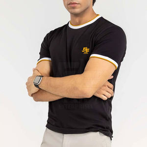 T-shirts d'été pour hommes en coton doux T-shirt personnalisable OEM pour hommes confortable à porter au quotidien - Product Image 2