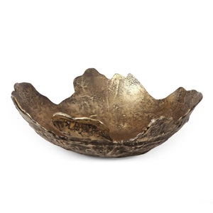 Bol décoratif opulent en laiton et aluminium, fait main et personnalisé, finition haut de gamme, bols de service pour hôtel, décoration de la maison et de la table - Product Image 6