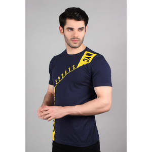 เสื้อยืดคอกลมลายกราฟิก ASGARD สำหรับผู้ชายจาก Unze London ผลิตจากผ้าฝ้ายออร์แกนิก 100% พิมพ์ลายบนผ้าเจอร์ซีย์ - Product Image 3
