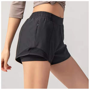 shorts for women Wholesale Quick Dry Athletic Women Running Custom Logo Women Gym Shorts Summer Polyester Spandex Training - Product Image 4