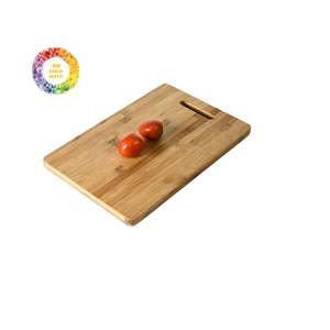 เขียงไม้ไผ่ธรรมชาติ100% เป็นมิตรกับสิ่งแวดล้อมเขียงสำหรับใช้ในครัว - Product Image 4