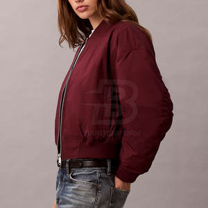 Nouvelle arrivée Bomber veste d'hiver Street Wear Bomber veste avec qualité supérieure pour les femmes vente en ligne - Product Image 5