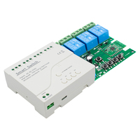 Interrupteur relais intelligent EWeLink 4 canaux 85-250V - 10A/Max 16A, télécommande WiFi pour domotique sans RF