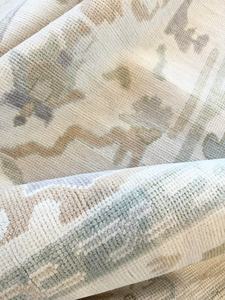 Tapis d'intérieur de haute qualité, noué à la main, en laine grise, 8x10 pieds, tapis brodé, nœud persan turc, abstrait, fait à la main, persan - Product Image 2