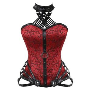 Pas cher prix cuir Corsets femmes corps fabricant du Pakistan Corset pour femmes cuir Corset débardeur haut court épaule soutien-gorge - Product Image 3