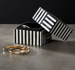 Personalizable Vintage madera fregona de madera caja de regalo de chocolate hueso de buey resina incrustaciones tapa hecha a mano Logo caja de bambú de madera - Product Image 3