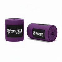 Bandages de boxe imprimables personnalisables en coton écoresponsable extensible pour le soutien des poignets MMA Muay Thai Kickboxing Gym SPORTS