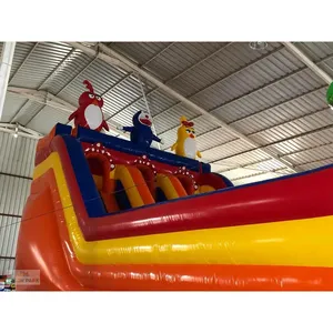 สนามเด็กเล่นเป่าลม Angry Birds - อุปกรณ์สวนสนุกกลางแจ้งขนาดใหญ่ - Product Image 2