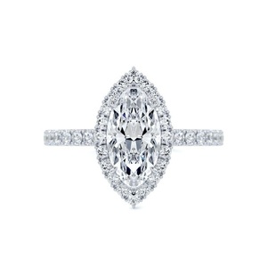 4x8mm Marquise Lab Grown Diamond Ring Lab Lab Créé Diamant Bijoux F Couleur VS1 Clarté Pour La Fabrication De Bijoux Bague De Fiançailles pour elle - Product Image 2