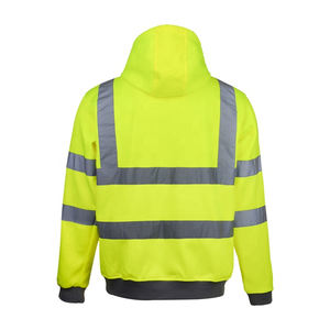 Chaqueta DE SEGURIDAD reflectante para hombre de alta calidad 2025, chaleco de trabajo de alta visibilidad OEM personalizado con logotipo personalizado - Product Image 3