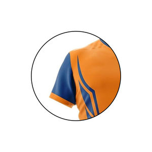 Nuevos y últimos conjuntos de uniformes de rugby transpirables de secado rápido 100% poliéster colores personalizables y logotipos MOQ 10 juegos hechos en Pakistán - Product Image 3