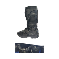 Bottes de moto enduro unisexes personnalisées pour l'hiver, hauteur genou, imperméables, respirantes, anti-UV, en cuir, antidérapantes