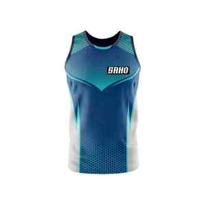 เสื้อกั๊ก GAA น้ำหนักเบาผลิตในปากีสถานที่มีความยืดหยุ่นการออกแบบตาข่ายสีที่กำหนดเองและกีฬามืออาชีพ - Product Image 1