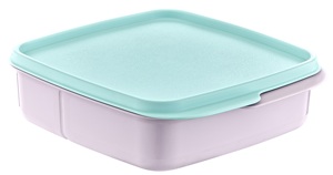 Fiambrera de plástico cuadrado suave de 800ml con tapa a prueba de fugas, preparación portátil de comidas y aperitivos saludables, contenedor de alimentos - Product Image 3