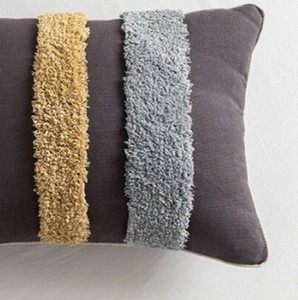 Wholesale Modern Linear Design <b>Linen</b> Hand Tufted Pillow Case 100% <b>Cotton</b> Extremely Soft Texture Trendy Woven <b>Cotton</b> Portable - Product Image 6