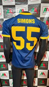 Maillot de football américain brodé grande taille pantalon respirant extensible à sublimation manches courtes Pakistan OEM Real videos - Product Image 6