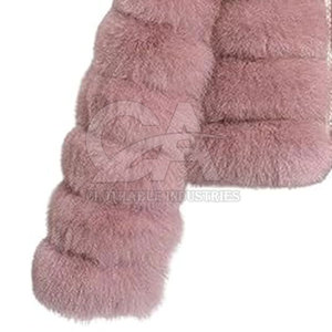 Chaqueta Corta de Piel Sintética para Mujer, Estilo Urbano, Cálida y Suave, Ropa de Abrigo Informal de Moda para Invierno, Títulos Largos Optimizados - Product Image 2