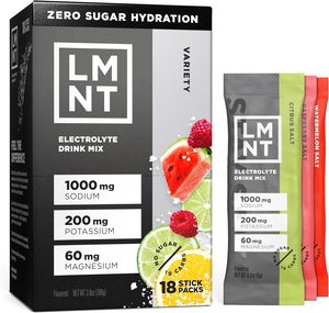 LMNT Électrolytes sans sucre - Pack varié |   Mélange pour Boisson |   18 pièces - Product Image 1