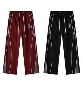 Wholesale <b>Mens</b> Harem Track Pants Canvas Heavyweight Fabric Stretch Fit Stack Hem High Waist Vintage Style - Product Image 5