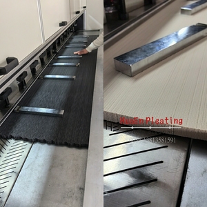 Máquina de Plisado Nueva Changzhou HuaEn para Mosquiteras y Cortinas Opacas de Poliéster de 3000mm con Sistema PLC y Servo, 1 Año de Garantía - Product Image 3