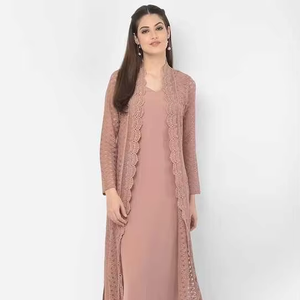 Vestido informal de encaje para mujer, camisa, manga, con volantes, diseño abstracto, ideal para uso diario - Product Image 3