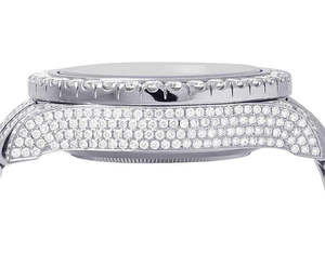 Vente chaude VVS Moissanite Diamant Acier Inoxydable Mécanique Automatique Glacé Montre-Bracelet Hip Hop Mode Personnalisée Pour Hommes - Product Image 5