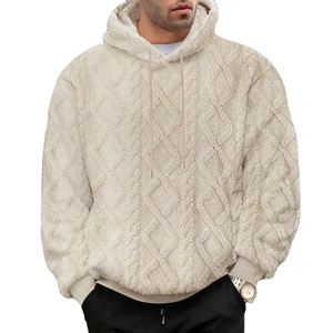 Venta al por mayor de sudaderas con cremallera completa para hombre de talla grande 100% algodón Puff impreso logotipo frontal ecológico para hombres y mujeres de invierno teñido liso - Product Image 1