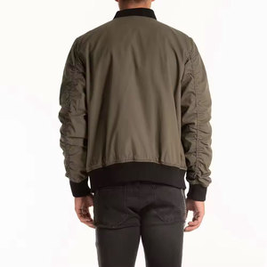 Chaqueta Bomber para Hombre, Estilo Único, Superventas 2025, Servicio OEM, Ropa para Hombre, Chaqueta Bomber de Manga Larga con Logotipo Bordado - Product Image 4